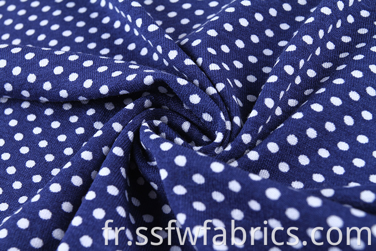 Custom Polka Dot Fabric Dress